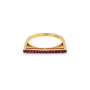Златен дамски пръстен 1,71гр. размер:53 14кр. проба:585 модел:22003-5, снимка 1 - Пръстени - 44764489