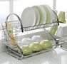 Луксозен S-образен сушилник за домакински съдове, двуредов. ТОП ЦЕНА, снимка 1