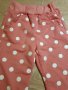 Розово панталонче ,,точици" р-р 80/86, снимка 2