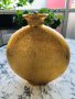 “Златна”плетена ваза,Холандия, снимка 2