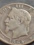 Рядка монета 5 сантима 1864г. Франция Наполеон трети за КОЛЕКЦИЯ 30419, снимка 6