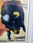 Оригинална картина "Корида" (1962 г.) – масло върху платно, K.H. Henseleit | 59x72 см, снимка 2