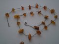 Дамски комплект от  колие  и гривна  от естествен кехлибар и сребро, снимка 15