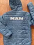 MAN lion edition driver jacket - ОЛЕКОТЕНО мъжко яке 2-ЛИЦЕВО КАТО НОВО Л, снимка 2