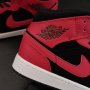 Nike Air Jordan 1 Mid SE Reverse Red Червени Черни Нови Оригинални Обувки Кецове Размер 42 Номер , снимка 4