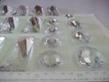 Лот от 18 бр. фасетирани стъкла, снимка 7