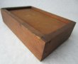 ?  Стара дървена кутия с плъзгащ капак, дърво стара, снимка 6