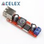 DC 6V-40V до 5V 3A Двоен USB модул за зареждане DC-DC Модул за понижаване, снимка 1