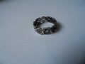 сребърен пръстен Б, снимка 6
