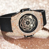 Моден диамантен дамски часовник с марка Onola, снимка 4 - Дамски - 42924155