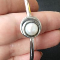 Сребърен комплект с перли - проба 925 и житен клас , снимка 6 - Бижутерийни комплекти - 40222472
