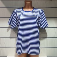Нова дамска моряшка класическа тениска, Памук, снимка 1 - Тениски - 30499230