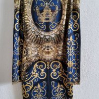 Бутикова рокля на български бранд известен с авторските си принтове, снимка 1 - Рокли - 37755244