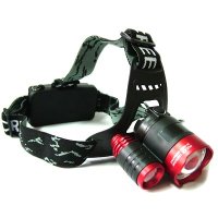 Професионален зареждащ се LED челник фенер за глава планина туризъм лов, снимка 4 - Къмпинг осветление - 29159436