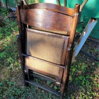 Винтидж Сгъваеми столове, тапицирани,омекотени, снимка 5 - Столове - 37559675