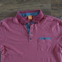 hugo boss orange patches - страхотна мъжка тениска КАТО НОВА, снимка 1 - Тениски - 34128523