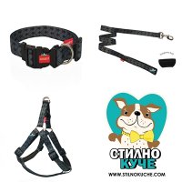 Кучешки нагръдник в тъмно сив цвят и неопренова мека подплата Кучешки нагръдници Нагръдник за куче, снимка 3 - За кучета - 39231423