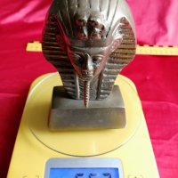 Стара Египетска Бронзова Статуетка , Фигура ТУТАНКАМОН, снимка 6 - Антикварни и старинни предмети - 34297608