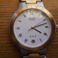 часовник-автомат "Seiko Qartz" - работи перфектно, снимка 1 - Антикварни и старинни предмети - 39975040