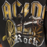 AC/DC BIG GUN дамски суичър с качулка L/XL, снимка 2 - Суичъри - 34179838