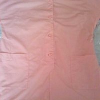 Нежно розов цвят на работна туника - за здравни работници, снимка 1 - Туники - 29813721