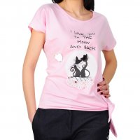 Блуза в розов цвят марка RVL, снимка 1 - Тениски - 38329090