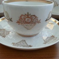 Руски порцеланов сервиз за чай , снимка 2 - Антикварни и старинни предмети - 30140066