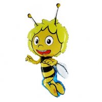 Пчеличката Мая пчела пчеличка фолио фолиев балон хелий и въздух, снимка 3 - Други - 34091653