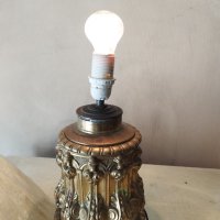 Барокова настолна лампа, снимка 4 - Настолни лампи - 42444465