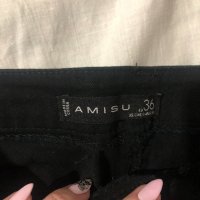 Amisu Дамски къси черни панталони, снимка 2 - Къси панталони и бермуди - 31805006