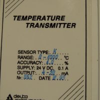 Температурен преобразувател ТСТ 0-1000°C, снимка 2 - Резервни части за машини - 34902838
