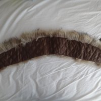 Нова италианска широка яка от лисица естествен косъм, снимка 5 - Шалове - 39151487