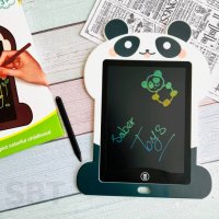Детски LCD таблет за рисуване 9 инча Варианти: панда; жаба; коте; мече; , снимка 2 - Рисуване и оцветяване - 44389879