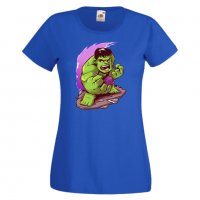 Дамска тениска Marvel Hulk Игра,Изненада,Подарък,Геймър,, снимка 5 - Тениски - 36741084