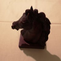 Конска глава статуетка от гипс., снимка 3 - Други ценни предмети - 42215139