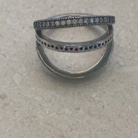  Пандора оригинален сребърен пръстен , снимка 3 - Пръстени - 31765279