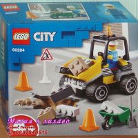 Продавам лего LEGO CITY 60284 - Камион за пътни ремонти, снимка 1 - Образователни игри - 31450036