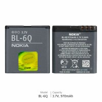 Батерия Nokia 6700 -  Nokia BL-6Q, снимка 4 - Оригинални батерии - 14107608