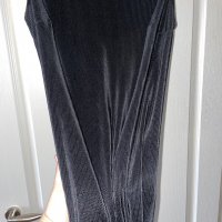 Нова дълга ежедневна черна рипс плисе еластична рокля рипс 44 нолер , снимка 12 - Рокли - 37612454