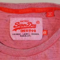 Superdry оригинална тениска XS памучна фланелка, снимка 3 - Спортни дрехи, екипи - 29631590
