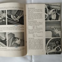Стара книга за обслужване на VW Beеtle Limousine and Cabriolet (1957, Germany), снимка 3 - Антикварни и старинни предмети - 30532733