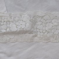  Бял дамски корсаж с дълъг ръкав, нов, размер М, снимка 4 - Корсети, бюстиета, топове - 31204800