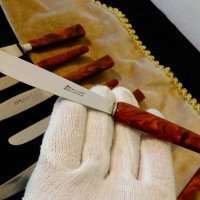 Solingen нож с дръжка от каталин 17 см. , снимка 1 - Прибори за хранене, готвене и сервиране - 33843238