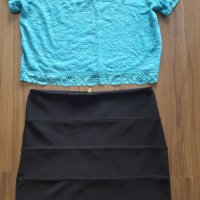 Сет пола с дантелена блуза, снимка 1 - Корсети, бюстиета, топове - 34196652