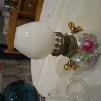 Керамични  настолни лампи , комплект кер.съдове ,обшити с ратани свещници, снимка 15 - Декорация за дома - 32097728