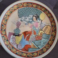 Китайска декоративна чиния , китайски порцелан, снимка 9 - Антикварни и старинни предмети - 38405755