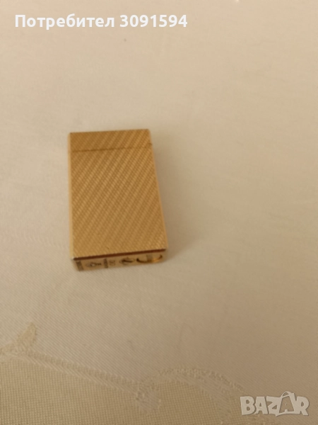   Винтидж Позлатена Газова запалка Zaima  Japan . Работи добре! Напълно обслужена!, снимка 1