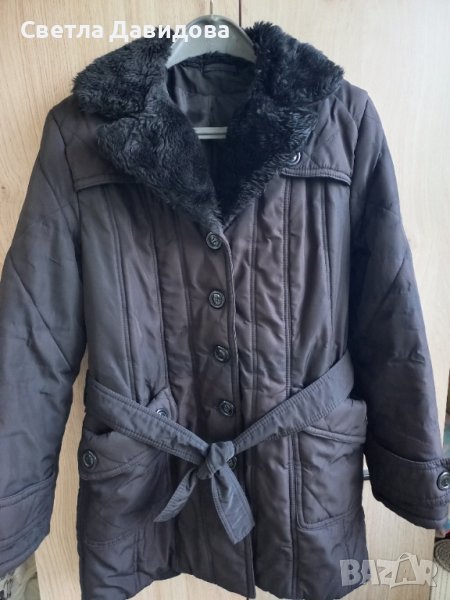 Дамско зимно яке тип шуба, размер М, снимка 1