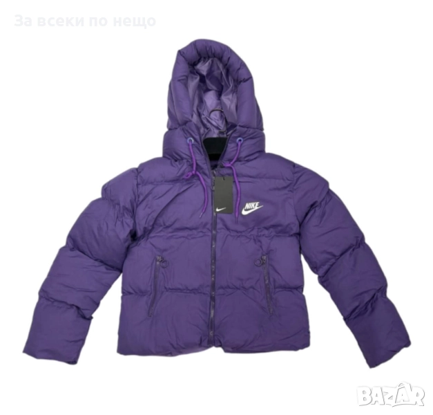 Nike Дамско Лилаво Зимно Яке С Качулка Найк Код LFS679, снимка 1