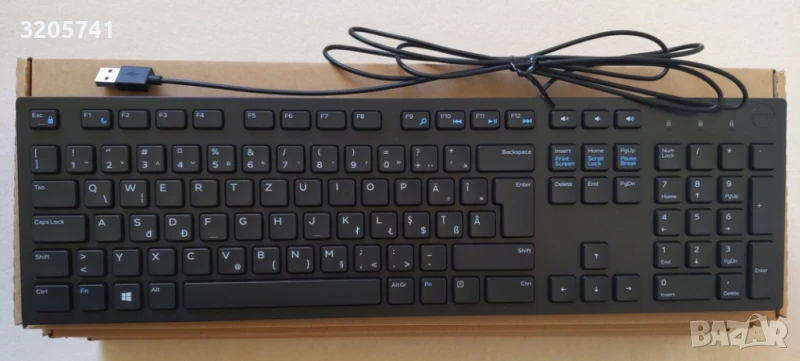 Клавиатура Dell Wired Keyboard KB216 - Romanian (QWERTZ) - чисто нови 5 броя!, снимка 1